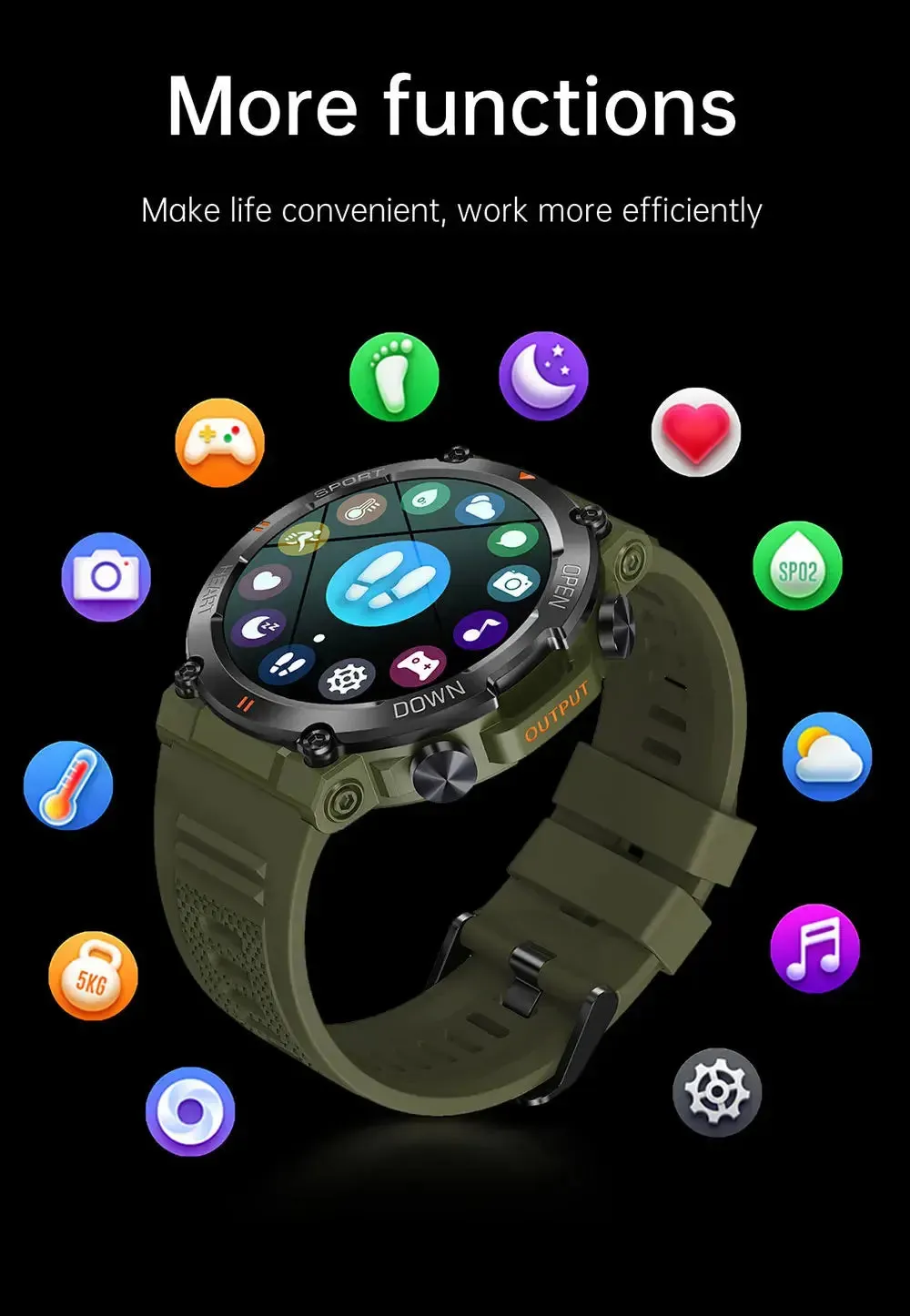 1.39-Inch HD Bluetooth Smartwatch