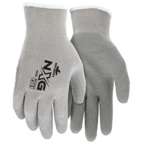 9688L MCR Safety Flex Tuff Gloves, Large, Cotton Polyester Blend, Gray