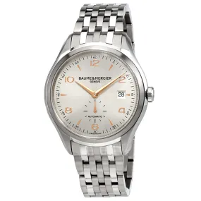 Baume and Mercier Clifton Automatic Silver Dial Men's Watch 10141 A10141