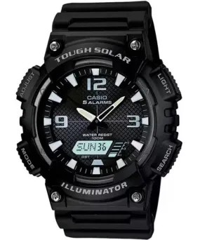 Casio, Men’s Watch Analog-Digital, Black Dial Black Resin Band, AQ-S810W-1AVDF