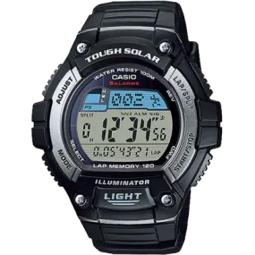 Casio, Men’s Watch Digital, Grey Dial Black Resin Band, W-S220D-1AVDF