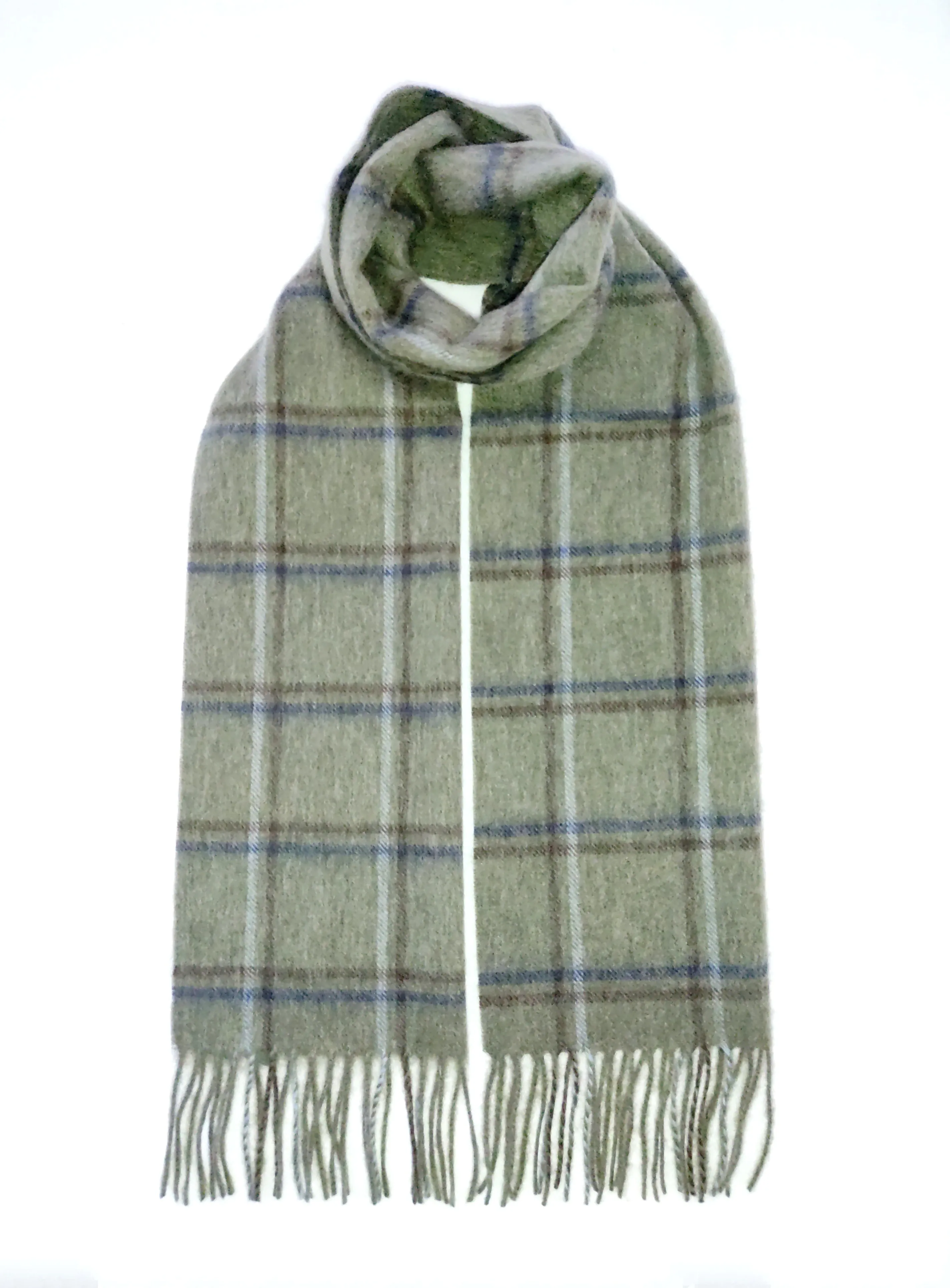 Daviot Lambswool Check Scarf