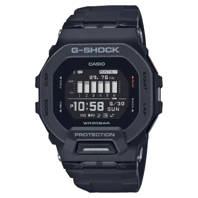 G-Shock Men's Watch Digital Dial with Black Resin Band, GBD-200-1DR