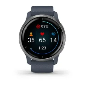 Garmin Venu 2 smartwatch, blue granite