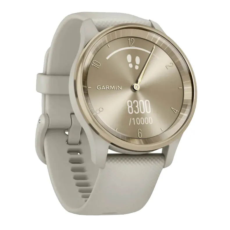 Garmin Vivomove Trend Smartwatch, Grey/Gold