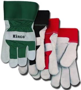 Heatkeep 1932-M Protective Gloves, Men's, M, Wing Thumb, Black/Green :PR: QUANTITY: 1