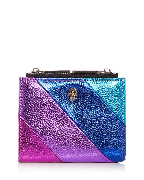 KURT GEIGER LONDON Multi-Stripe Leather Wallet, Multi