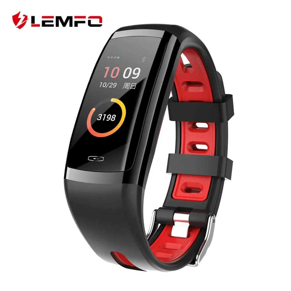 LEMFO New Healthy Smart Band Blood Pressure And Heart Rate IP67 Waterproof Bracelet Sport Watch Fitness Tracker For Men Women