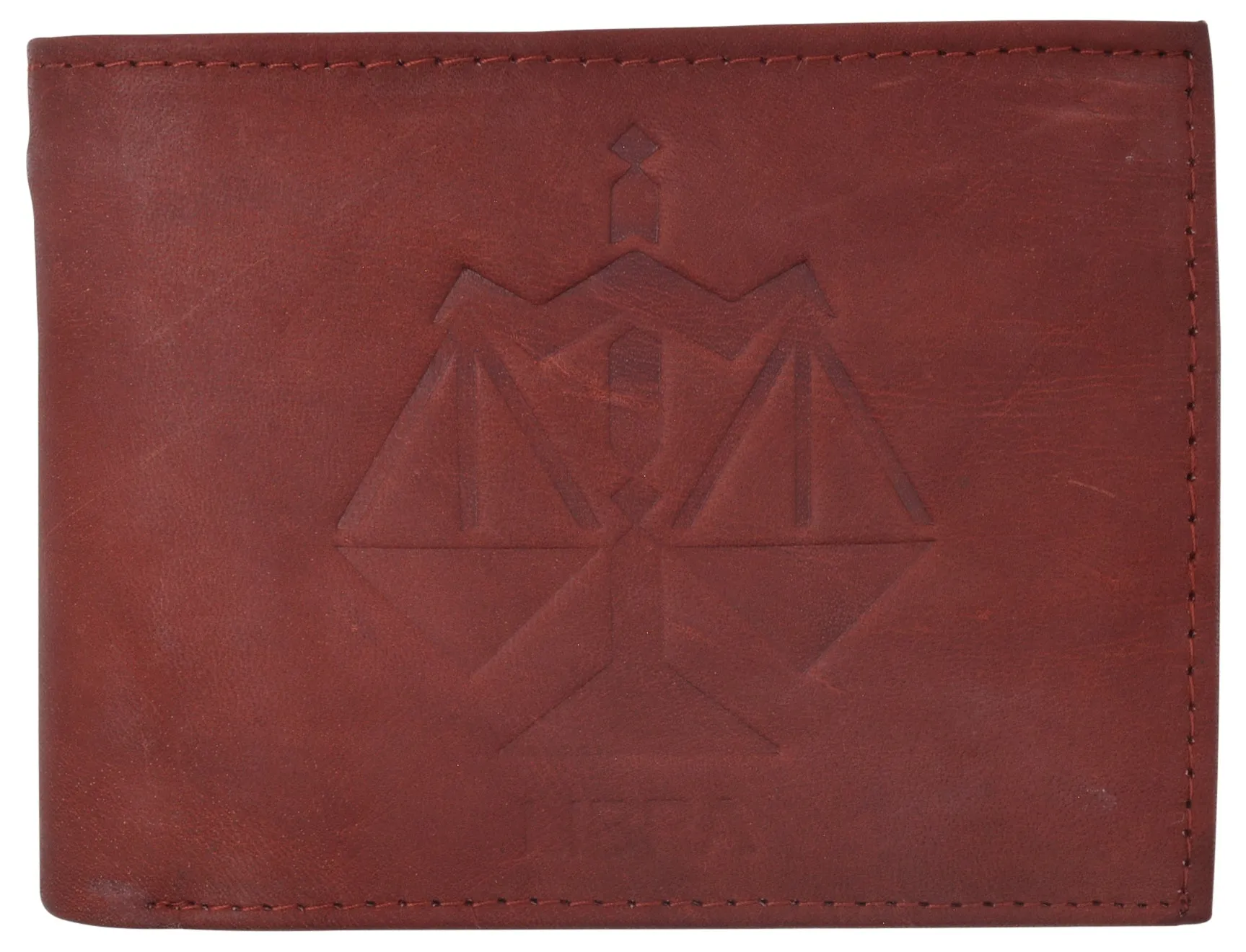 Libra Zodiac Sign Bifold Trifold Genuine Leather Men's Wallets