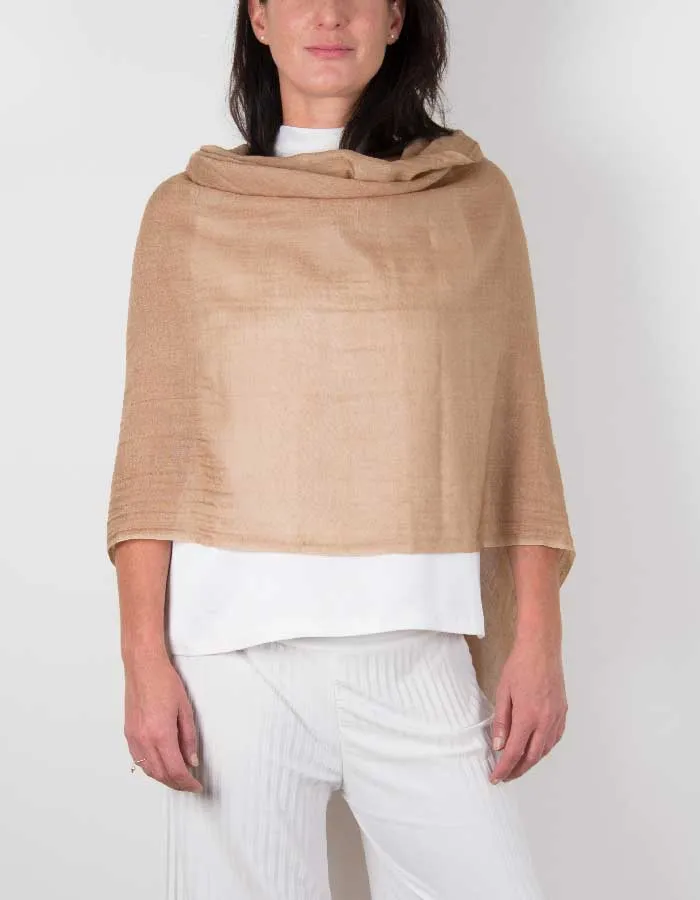 Light Brown Wedding Shawl