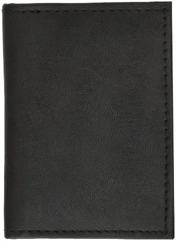 Marshal Genuine Leather Bifold Business Card and Credit Card Holder Top Load