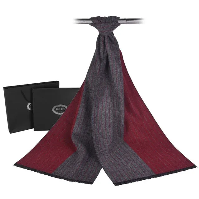 Men's Luxury Cashmere Soft Tassel Scarf