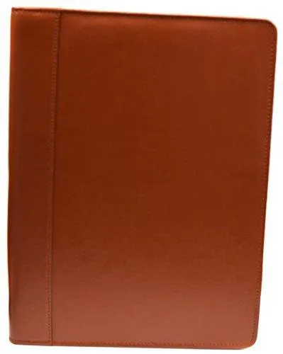 Moga Genuine Leather Travel Writing Pad Portfolio Business Case with Tablet Sleeve