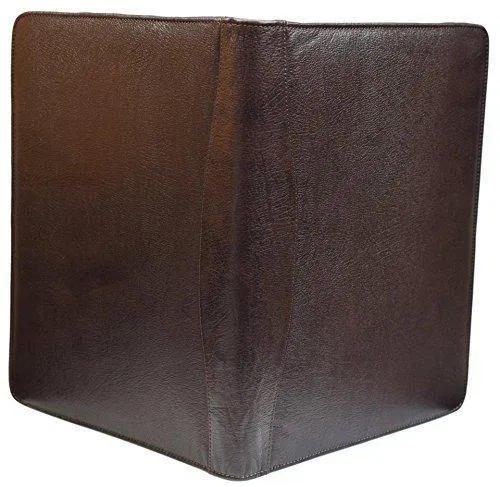 Moga Genuine Leather Travel Writing Pad Portfolio Business Case with Tablet Sleeve