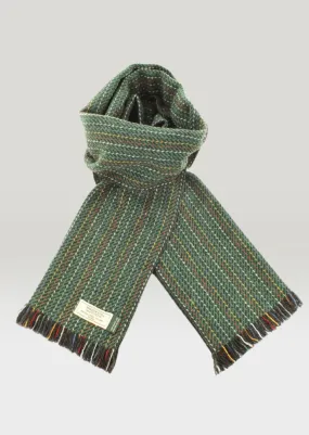 Mucros Donegal Wool Scarf | Green