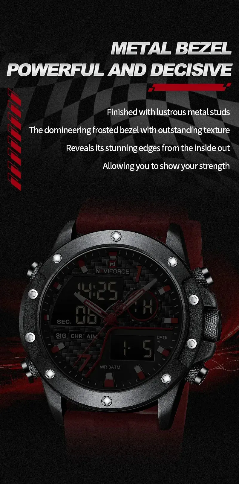 NAVIFORCE Sports Multifunctional Watch