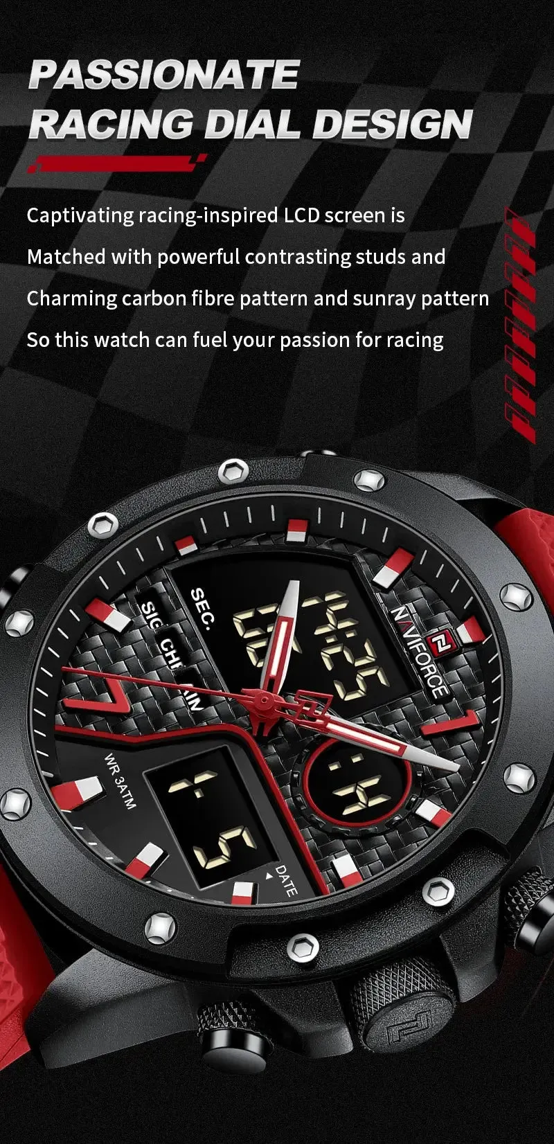 NAVIFORCE Sports Multifunctional Watch