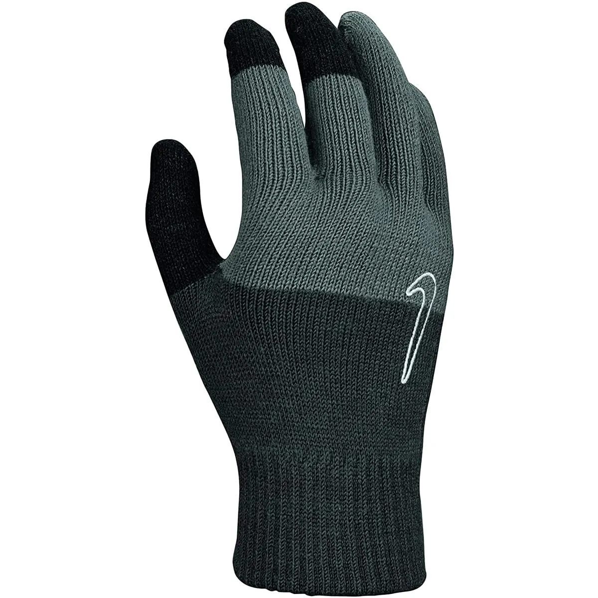 Nike Unisex – Adult's Knitted Tech and Grip Gloves, Gray, S/M