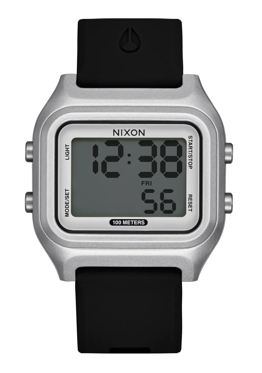 Nixon Ripper Digital Watch  - SILVER/BLACK