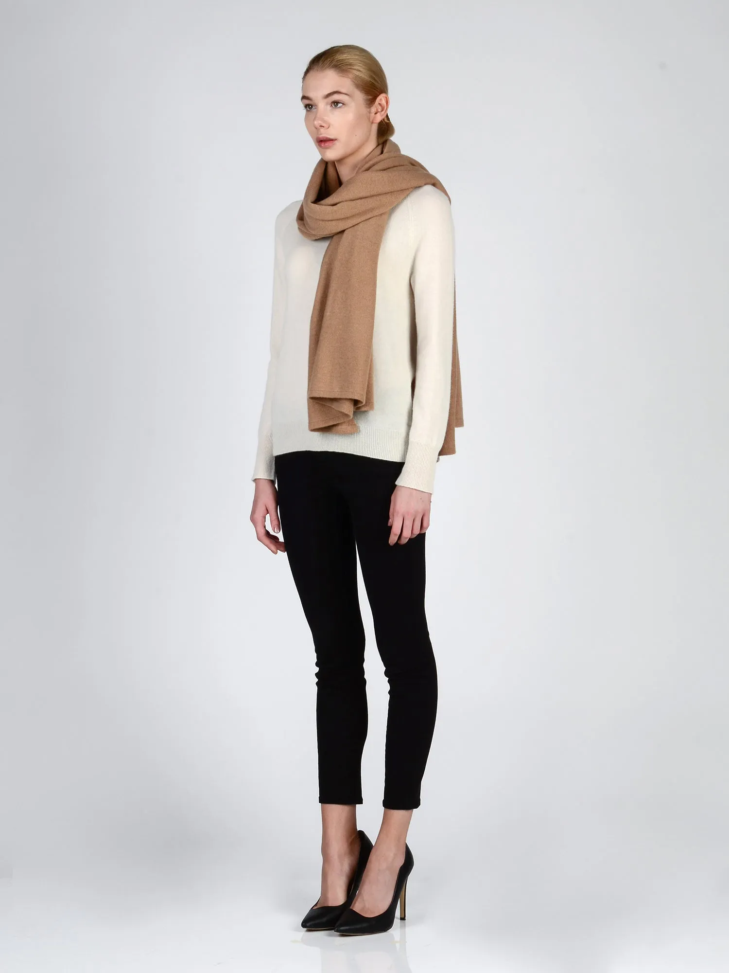 Oversized Scarf_Camel