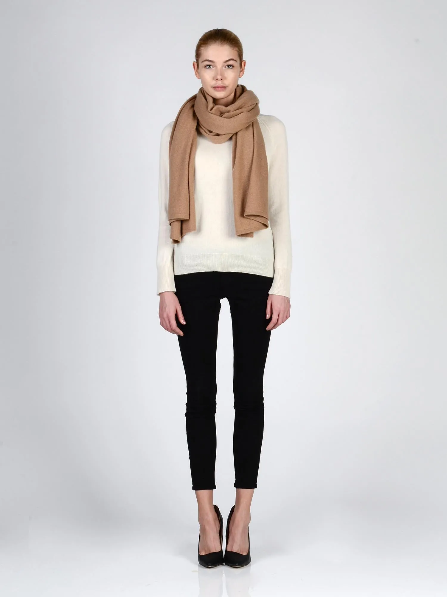 Oversized Scarf_Camel