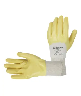 Palm Coated - YELLOW NITRILE (Box of 120)