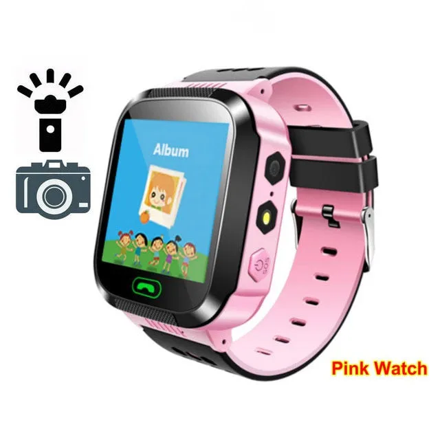 Q528 Y21S Baby Smart Watch With SOS Call Camera Touch Screen Lighting Phone Positioning Location Children Watch for Android IOS