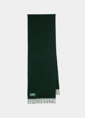 Risbury Men's Cashmere Plain Scarf In Racing Green