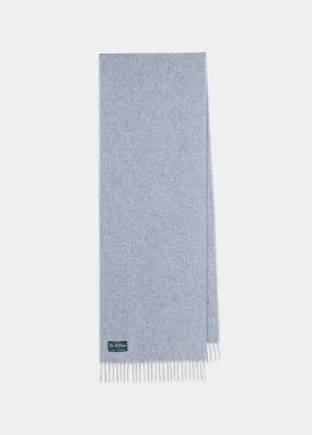 Risbury Men's Cashmere Plain Scarf In Silver