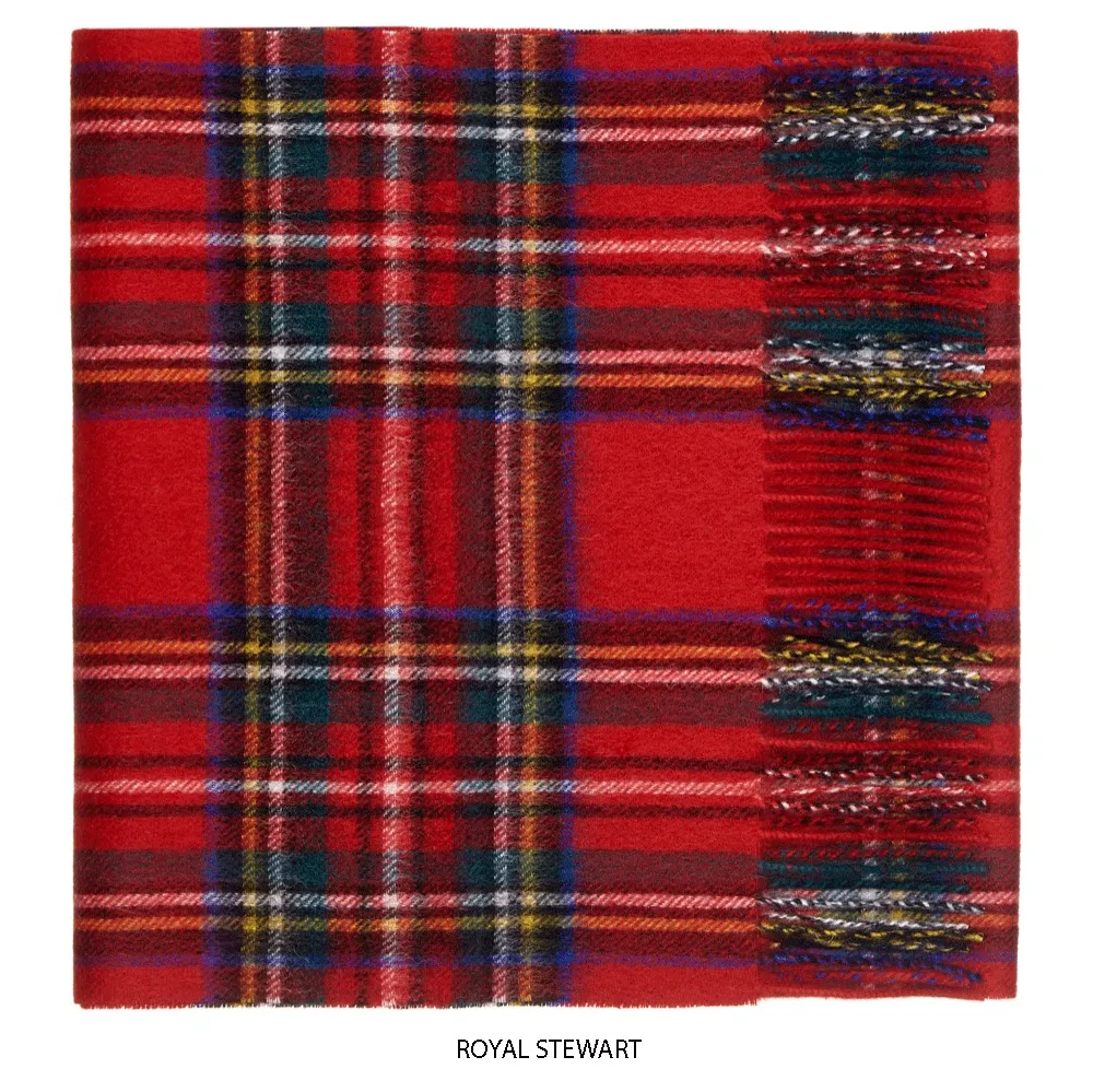 Royal Stewart Lambswool Check Scarf