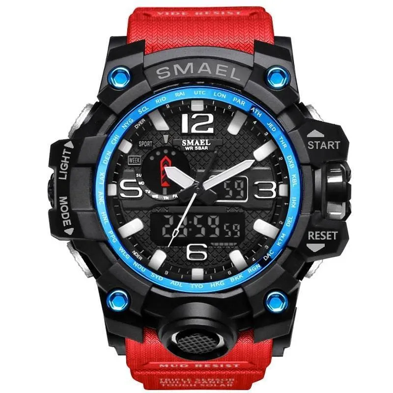 Rugged Sports Watches for Men with Digital and Analogue Display