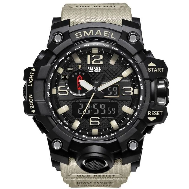 Rugged Sports Watches for Men with Digital and Analogue Display