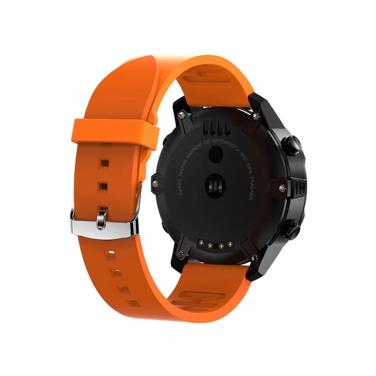 S3 1.39 inch OLED Screen Display Bluetooth Smart Watch, IP67 Waterproof, Support Compass / Heart Rate Monitor / SIM Card / GPS Navigation, Compatible with Android and iOS Phones(Orange)