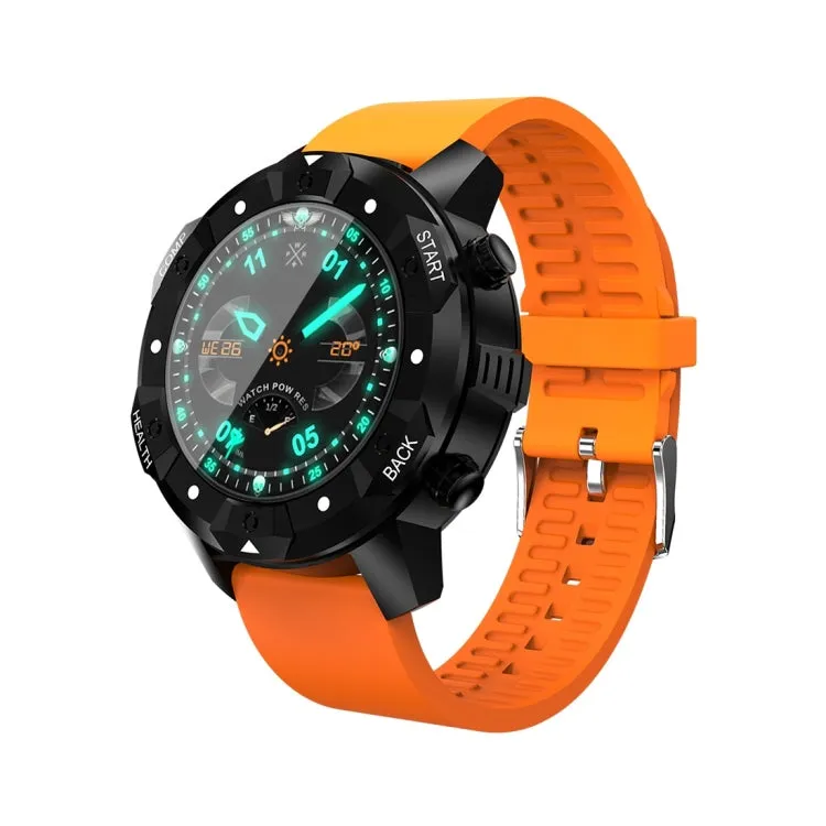 S3 1.39 inch OLED Screen Display Bluetooth Smart Watch, IP67 Waterproof, Support Compass / Heart Rate Monitor / SIM Card / GPS Navigation, Compatible with Android and iOS Phones(Orange)