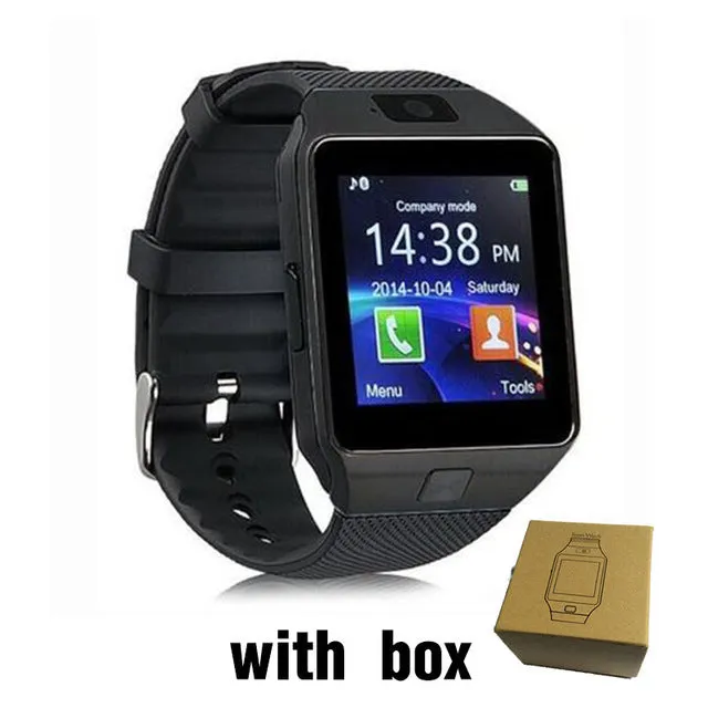 Smart Watch Clock With Sim Card Slot Push Message Bluetooth Connectivity Android Phone Better Than DZ09 Smartwatch Men Watch