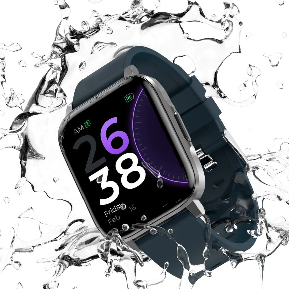 Smartwatch With Blood Oxygen Temperature Monitoring IP68 Waterproof