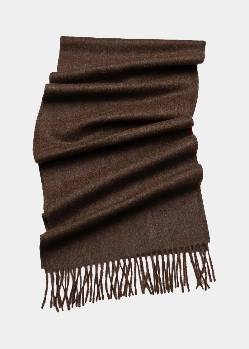 Solid Baby Alpaca Scarf