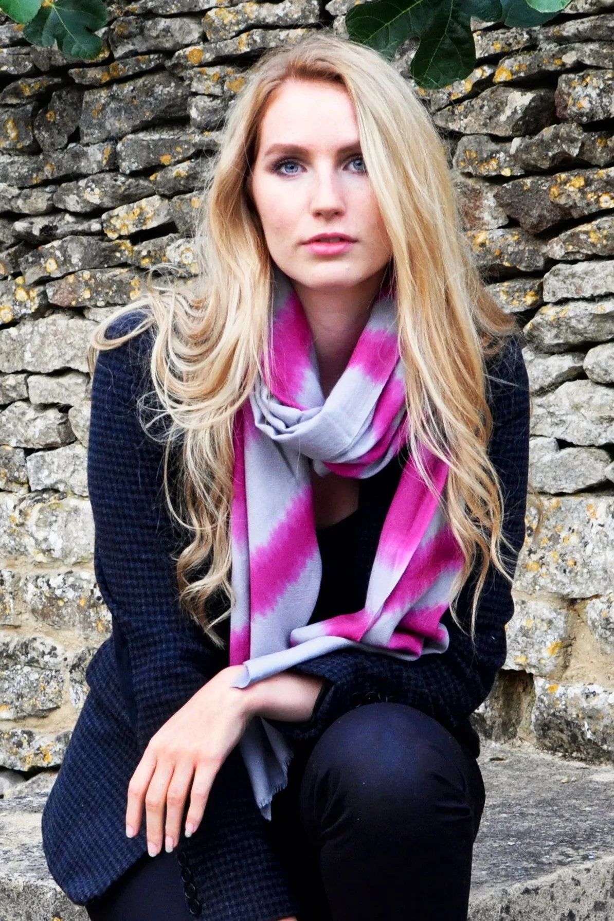 Tie-dye Merino Wool Scarves