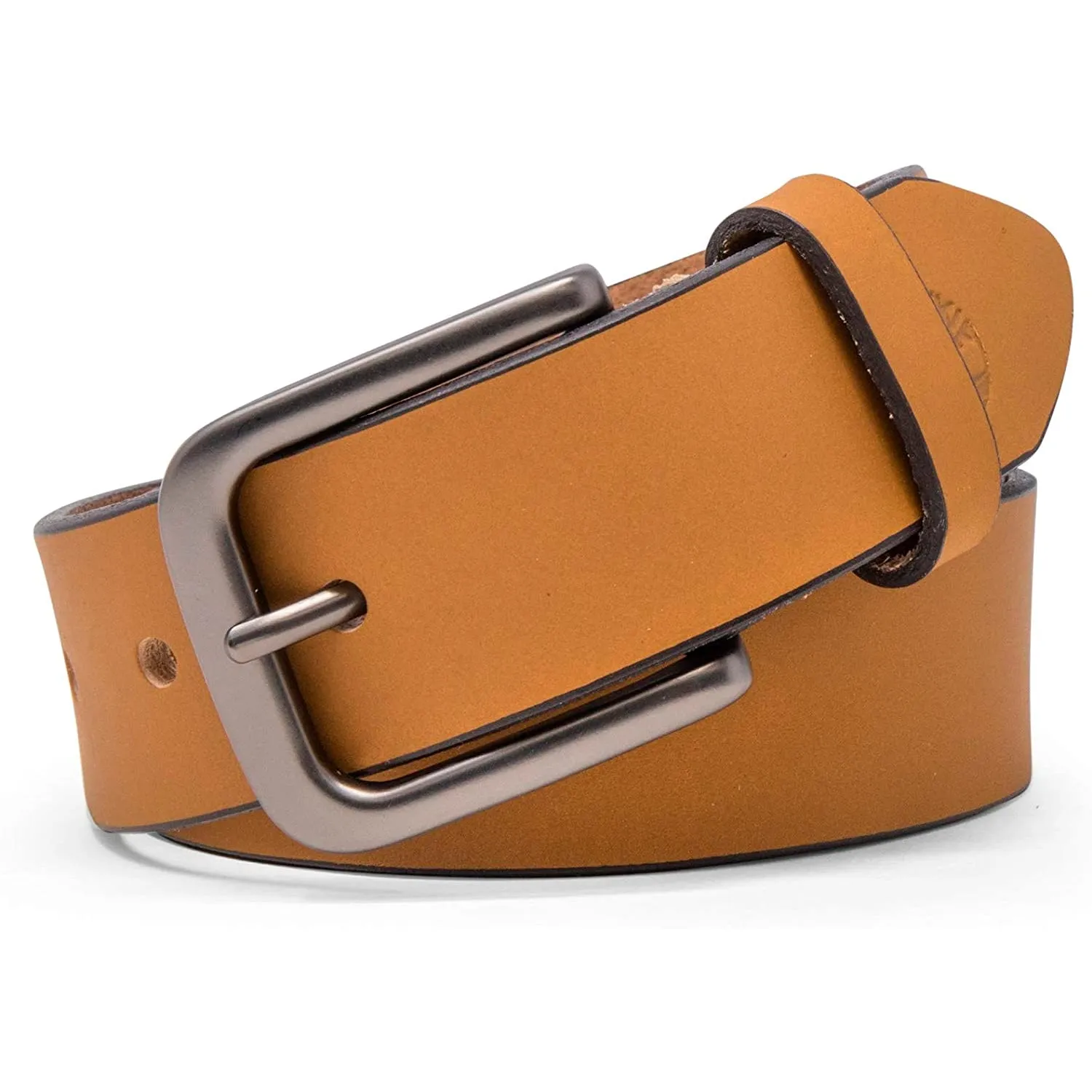 Timberland | Men's Classic Leather Jean Belt | Color Wheat