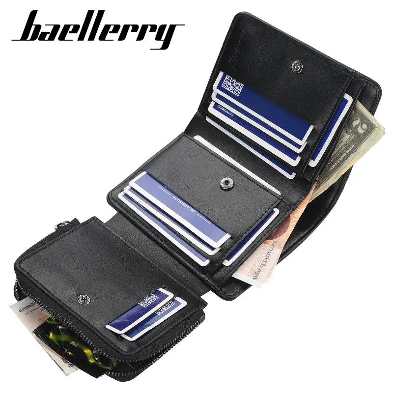 WA304 - Baellerry three-fold zipper Wallet