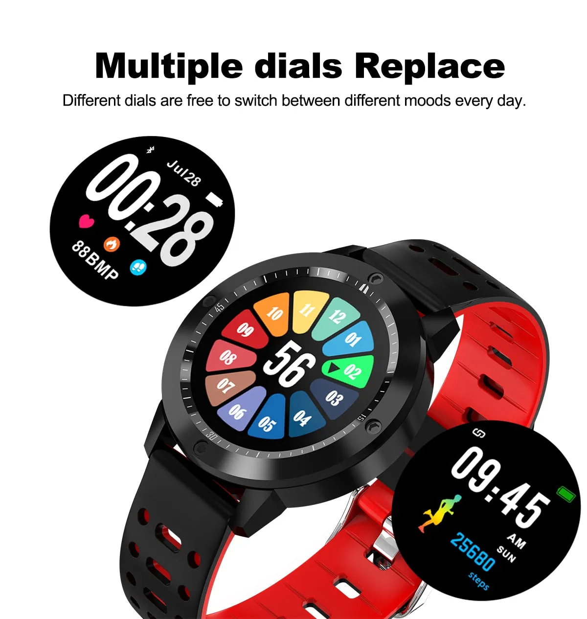 Waterproof Tempered glass Activity Fitness tracker